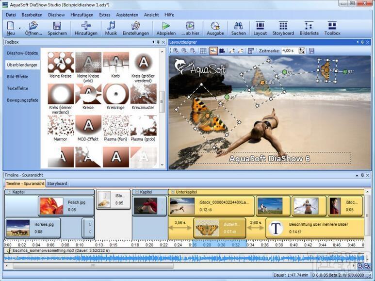 AquaSoft DiaShow Studio,图像应用软件,图像处理软件